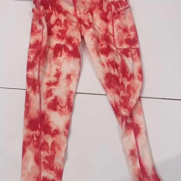 Ideology Womens Activewear Leggings Size Medium Pink 7/8 Length High Rise New - Picture 6 of 7